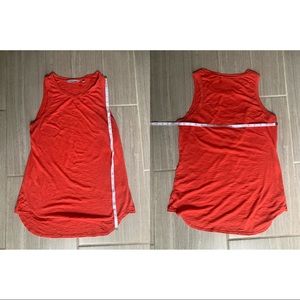 Athleta Asana Muscle Tank - Fire Red - medium tall